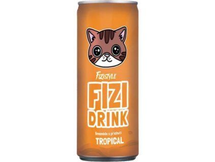 FIZI DRINK limonáda s příchutí tropical 250ML