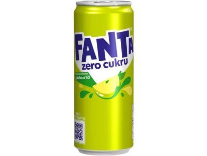 CC Fanta jablko a liči zero 0,33L
