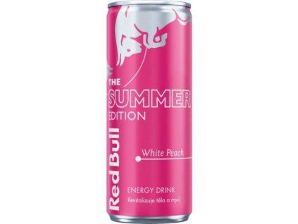 Red Bull summer edition bílá broskev 0,25L