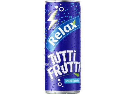 Relax limonáda tutti frutti 0,33L plech