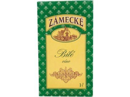 Zámecké tetrapak bílé 1L $C