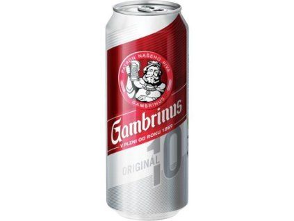 Gambrinus 10 0,5L Plech $C