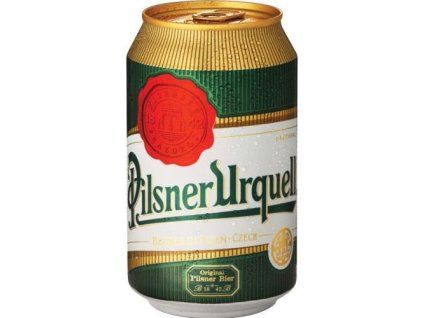 Pilsner Urquell plech (plzen lon) 0,33L $C