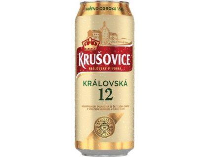 Krušovice dvanáctka 0,5L Plech