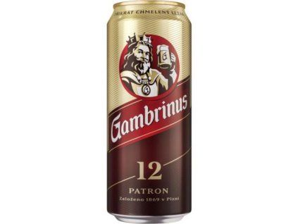 Gambrinus 12 0,5L plech