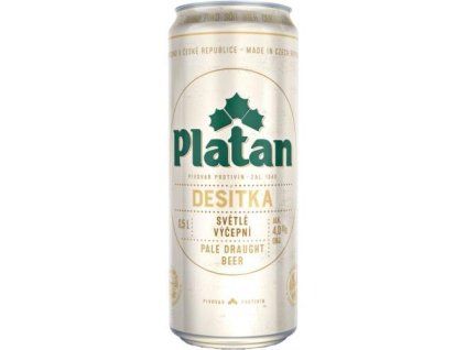 Platan 10 světlý 0,5L plech