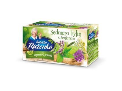 Babička Růženka čaj 7bylin+ženšen 40g