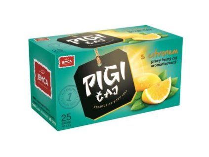 Jemča Pigi černý čaj s citronem 37,5g