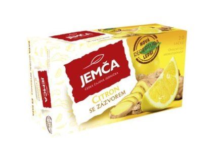 Jemča ovocný čaj citron se zázvorem 40g
