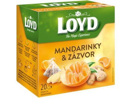 Loyd Tea pyramida mandarinky +zázvor 40g