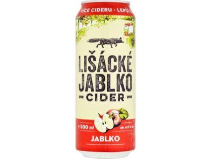 Lišácké jablko 0,5L 4,5% plech