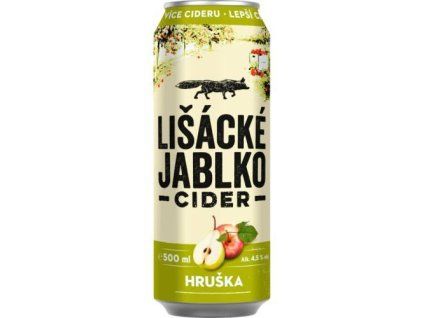 Lišácké jablko hruška 0,5L 4,5% plech