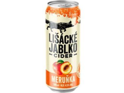 Lišácké jablko 4,5% plech $c 0,5L