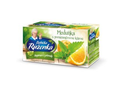 Babička Růženka čaj meduňka+pomeranč 40g