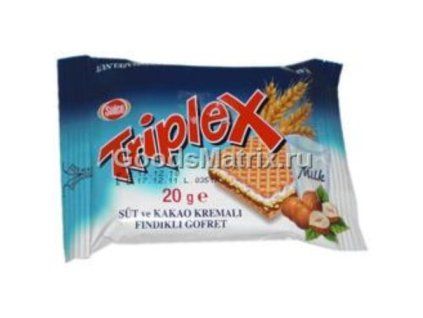 Solen Triplex wafer hazelnut /24/ 20g