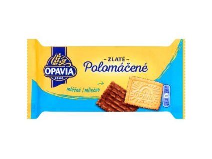 Opavia zlaté polomáčené mléčné 100g