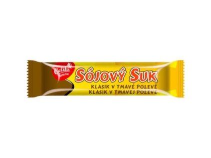 Sojový suk tyčinka v tmavé polevě 50g