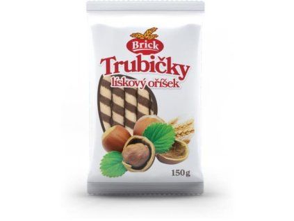 Brick trubičky lískový oříšek 150g