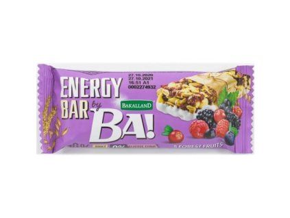 BA energy bar lesní ovoce+jogurtová poleva 40g