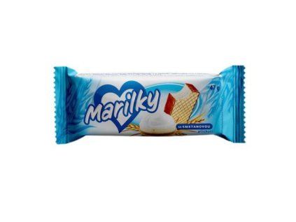 Marilky oplatka smetanová oblévané máčené 47g