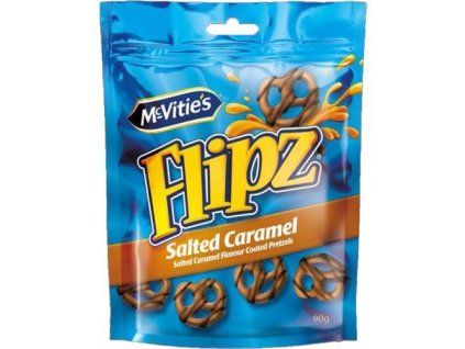 McVities Flipz pretzel salted caramel 90g