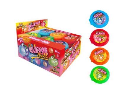 JimmyFox žvýkačka crazy bubble roll +tattoo /24/ 16g