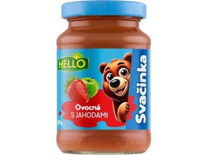 Hello ovocná svačinka s jahodami 190g