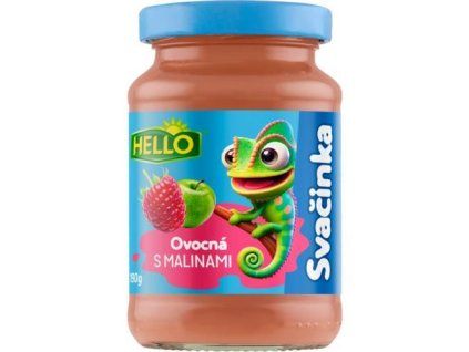 Hello ovocná svačinka s malinami 190g