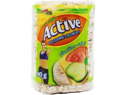 BonaVita Active chlebíčky celozrnné pšenice a žito 90g