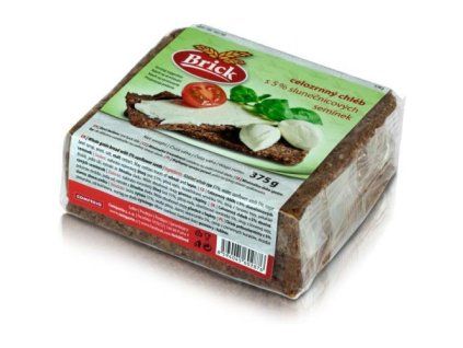Brick chléb celozrnný žitný se slunečné semínky 375g