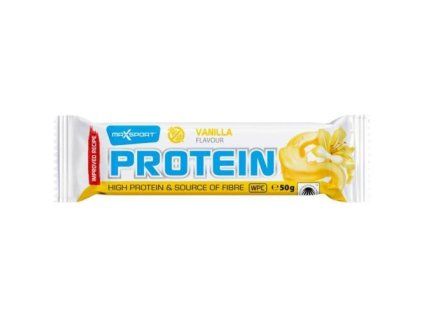 MaxSport tyčinka proteinová vanilka 50g