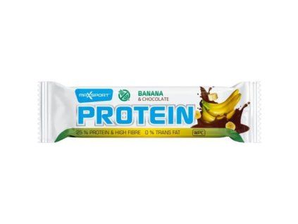 MaxSport tyčinka proteinová banán a čokoláda 60g