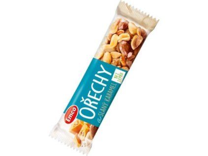 Emco tyčinka ořechy slaný karamel 35g