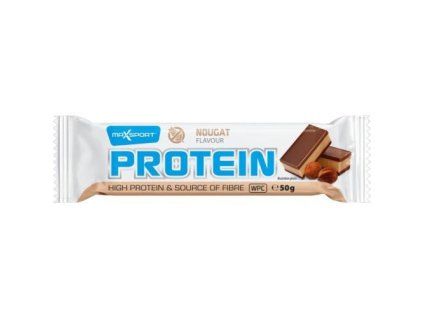 MaxSport proteinová tyčinka nugát 50g