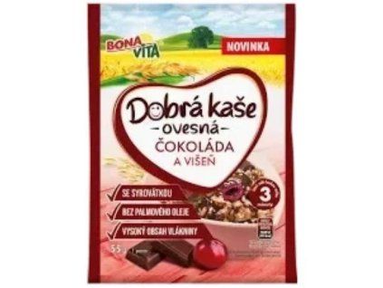Bonavita dobrá kaše čokoláda višeň 55g