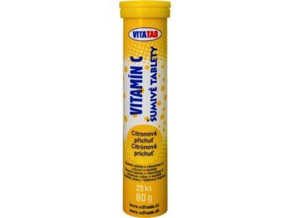 Vitatab šumivé tabletky vitamín c 80g