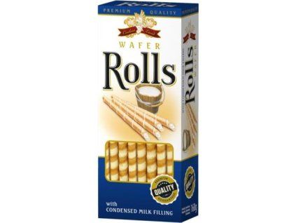 Cokiesland wafer rolls milk 160g