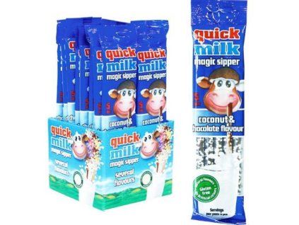 Quick Milk brčko do mléka chocolate coconut /20/ 30g