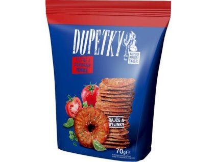 Dupetky pečené+rajče+bylinky 70g