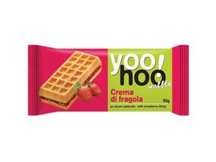 Vafle s jahodovou náplní /12/ 50g