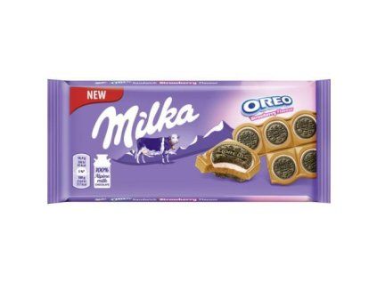 Milka oreo sandwich strawberry 92g CZ