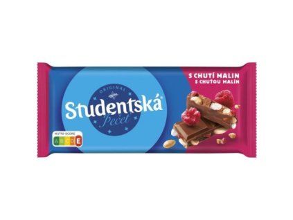 Studentská Pečeť čokoláda mléčná malina 170g