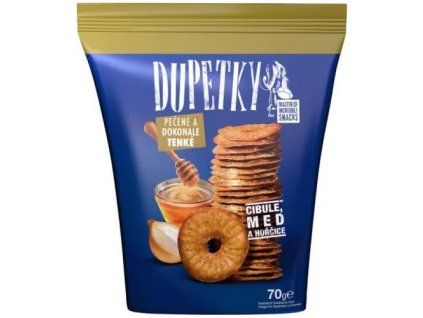 Dupetky pečené + hořčice + med + cibule 160g