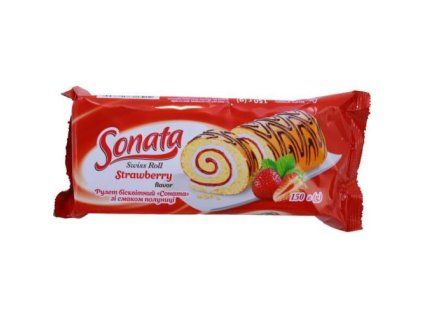 Sonata roláda s jahodovou příchutí 150g