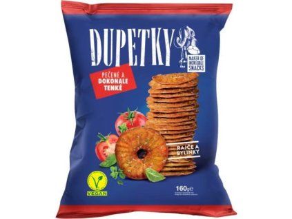 Dupetky pečené + rajče + bylinky 160g
