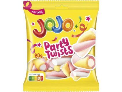Jojo bonbóny marshmallow party twists 80g