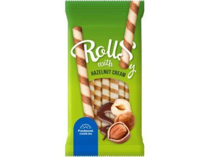 Piedmont cookies trubičky hazelnut cream 160g