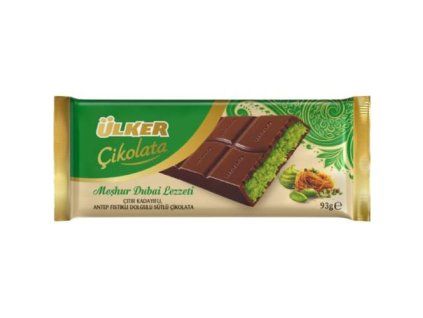 Ulker dubai pistacio milk chocolate /6/ 93g