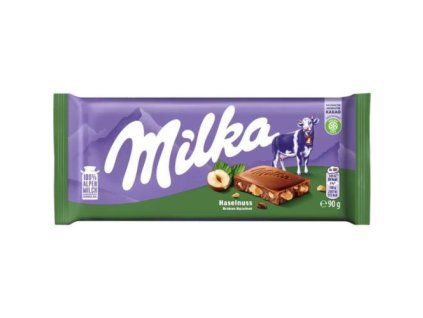 Milka broken hazelnut 90g