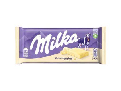 Milka white chocolate 90g
